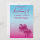 Search for pink tree wedding invitations Beach