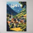 Recherche de paysage alpin posters Voyage vintage rétro