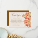 Search for autumn wedding thank you cards Simple minimalist