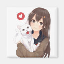 Search for cute japanese magnets Neko