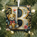 Search for letter b ornaments Floral