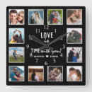 Search for photo collage template clocks Black