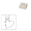 Search for french bulldog rubber stamps Frenchy