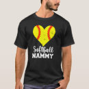 Search for softball grandma tshirts Heart