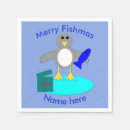 Search for funny christmas cocktail napkins Penguin