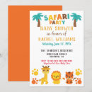 Search for palm trees baby shower invitations Lion