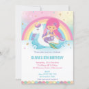 Recherche de rainbow mermaid invitations Girl