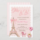 Search for french poodle baby shower invitations Eiffel tower