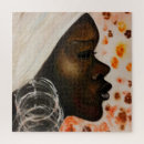 Search for womans face puzzles Beautiful