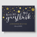 Recherche de graduation guest books Bleu marine
