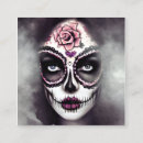 Recherche de le jour des morts cartes visite Crâne de sucre