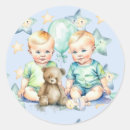 Search for boy twins stickers Teddy bear