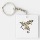 Search for golden dragon keychains Mythical creature