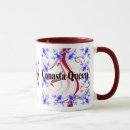 Search for red queen mugs White