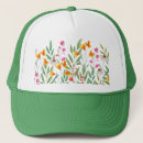 Recherche de fleurs sauvages casquettes Vert