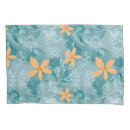 Search for orange floral pillowcases Pattern