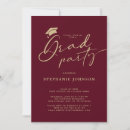 Search for maroon and gold invitations Chic