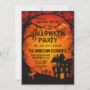 Search for dark halloween invitations Bats