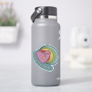 Search for rainbow music notes stickers Heart