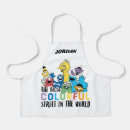 Search for sesame street characters aprons Rainbow