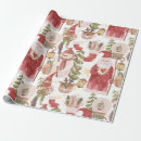Search for vintage snowman wrapping paper Reindeer