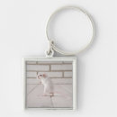 Search for indoors square keychains White