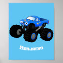 Search for race car nursery art Monster truck