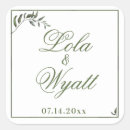 Recherche de fern wedding stickers Moderne