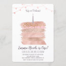 Search for cake 1st birthday invitations Glitter