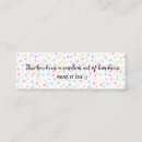 Search for random acts of kindness business cards Typography