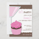 Recherche de martini anniversaire invitations Funky