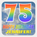 Search for 75 stickers 75 years old