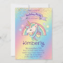 Search for glitter unicorn invitations Pastel