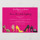 Search for high heel shoes party invitations Pink