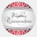 Search for red quinceanera stickers Tiara