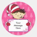 Search for pink christmas tags stickers Red