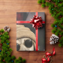Search for funny dog wrapping paper Merry christmas