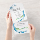 Search for all in one baby boy shower invitations Watercolor