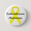 Recherche de endométriose badges Jaune
