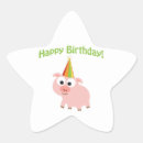 Search for happy birthday pig stickers Celebration