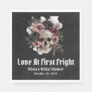 Search for halloween napkins Floral skull