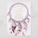 Recherche de dreamcatcher rose invitations Bohémien