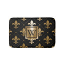 Search for fleur de lis bath mats Gold