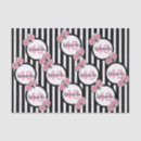 Search for 40th birthday tissue paper Black and white