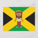 Recherche de drapeau la jamaïque cartes postales Jamaïcain