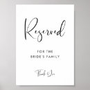 Search for reserved tabletop signs Reserved for the family