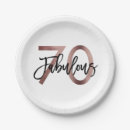 Search for 70th birthday plates Modern