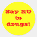 Recherche de drogues autocollants Jaune