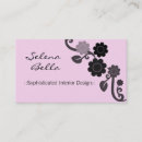 Search for dramatic business cards Flowers