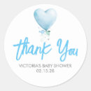Search for blue heart balloon stickers Baby shower